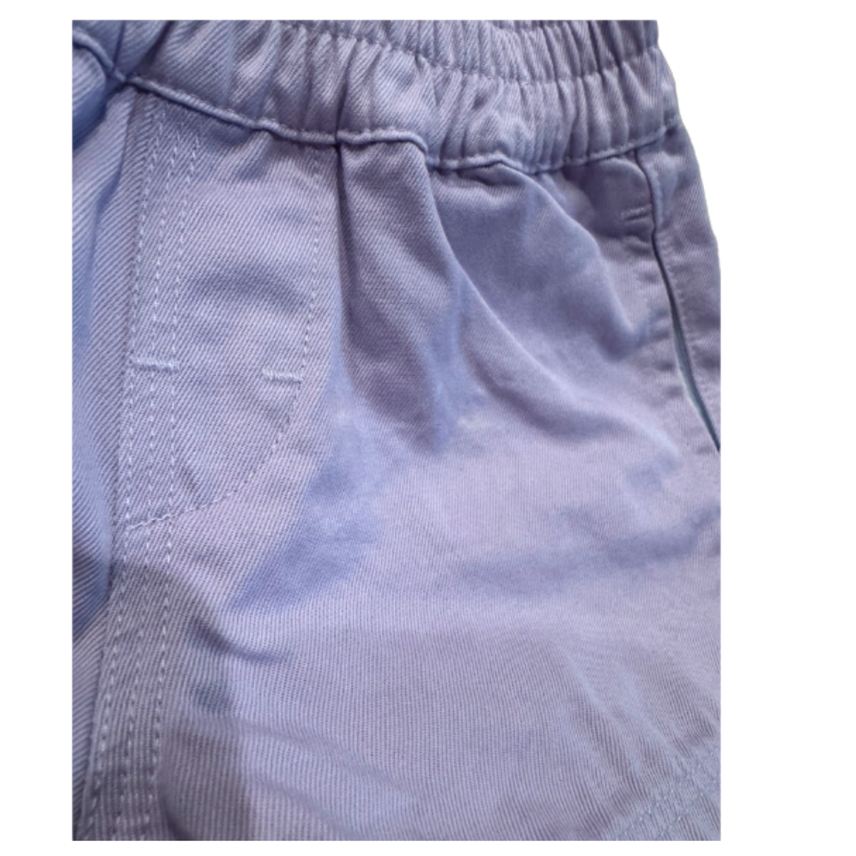 The Beaufort Bonnet Company Lavender Twill Pull-On Shorts Size Boys 18-24M