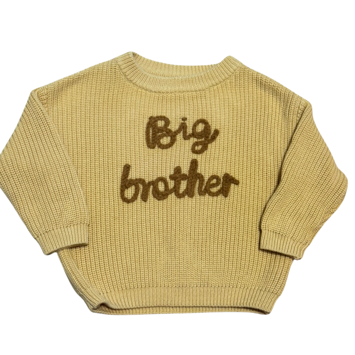 "Big Brother" Embroidered Knit Sweater Size Boys 12-18M