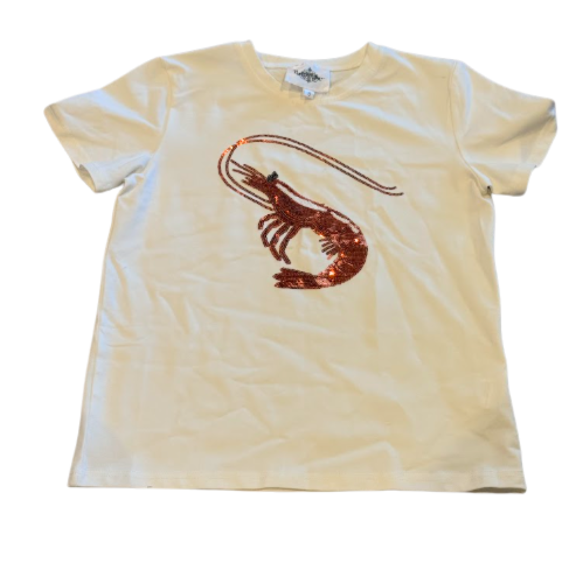 Belle Cher Sequin Shrimp Tee Size Girls 8