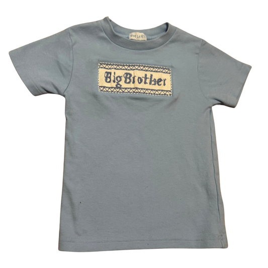 Vive La Fête "Big Brother" Embroidered Tee Size Boys 4T