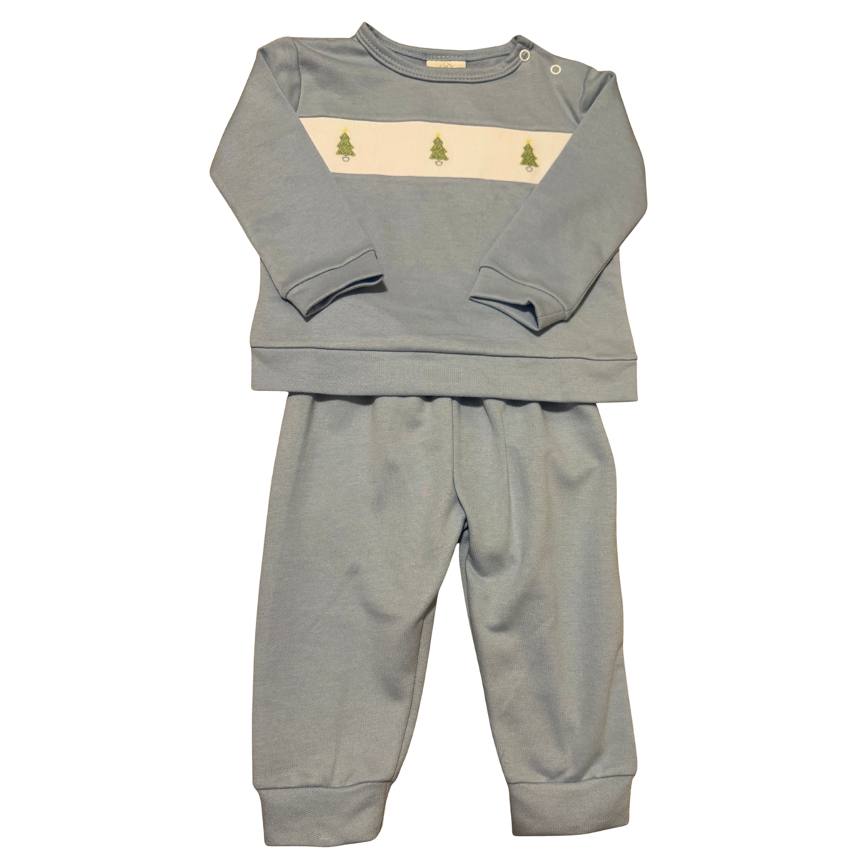 Lullaby Set Christmas Tree Sweatshirt & Jogger Set Size Boys 12M
