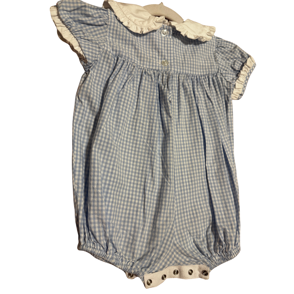 Jetson Cubbington Gingham Bubble with Mouse Balloon Trim Size Girls 9M