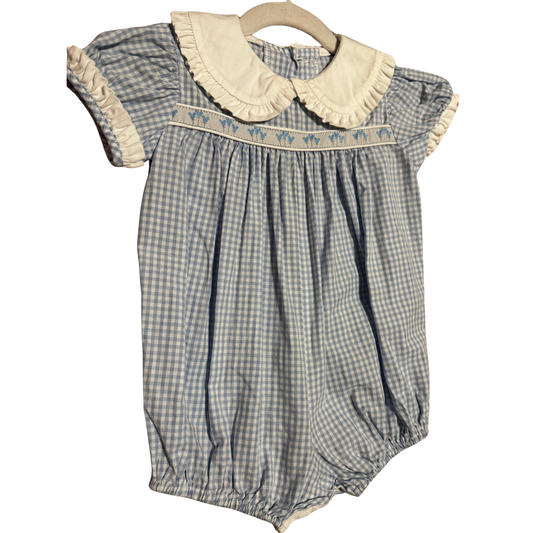 Jetson Cubbington Gingham Bubble with Mouse Balloon Trim Size Girls 9M