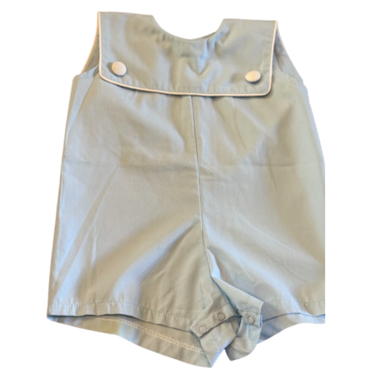 Mulberry St. Light Blue Sailor Collar Jon Jon Shortall Size Boys 18M
