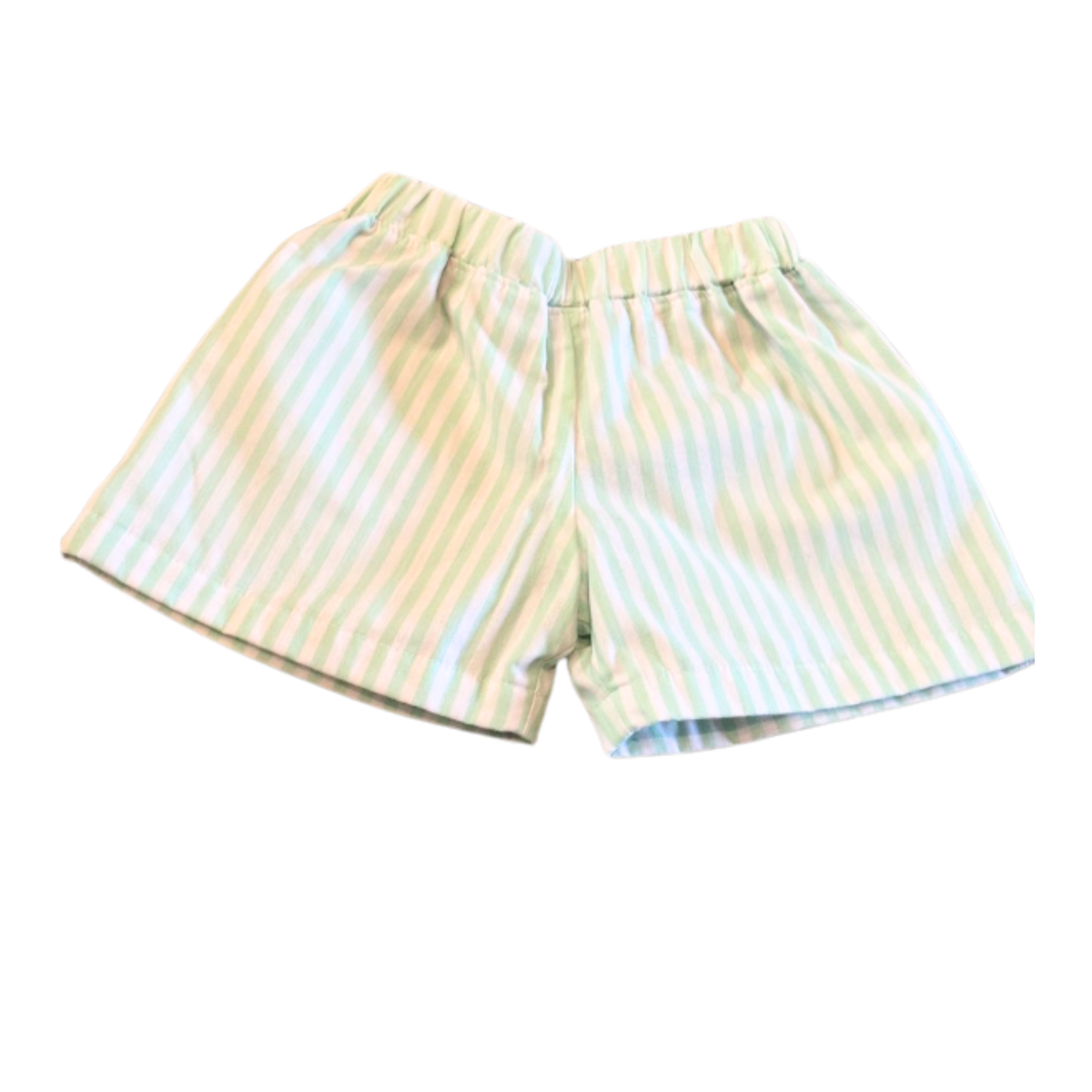 The Beaufort Bonnet Company Mint Stripe Pull-On Shorts Size Boys 18-24 Months