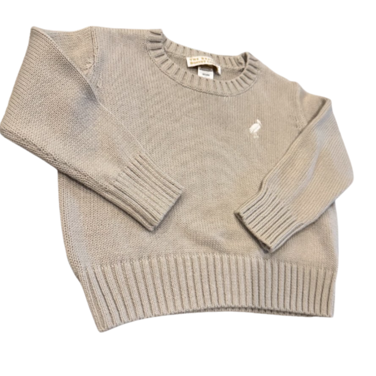 The Beaufort Bonnet Company Khaki Cotton Knit Sweater Size Boys 18-24 Months