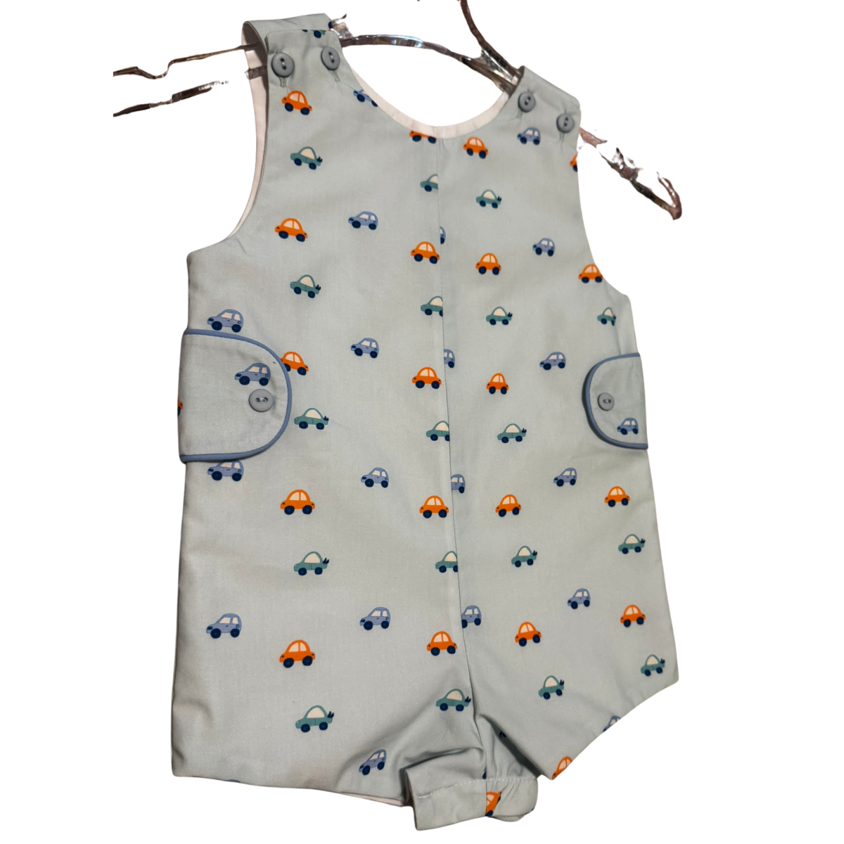 James & Lottie Car Print Jon Jon Shortall Size Boys 12M