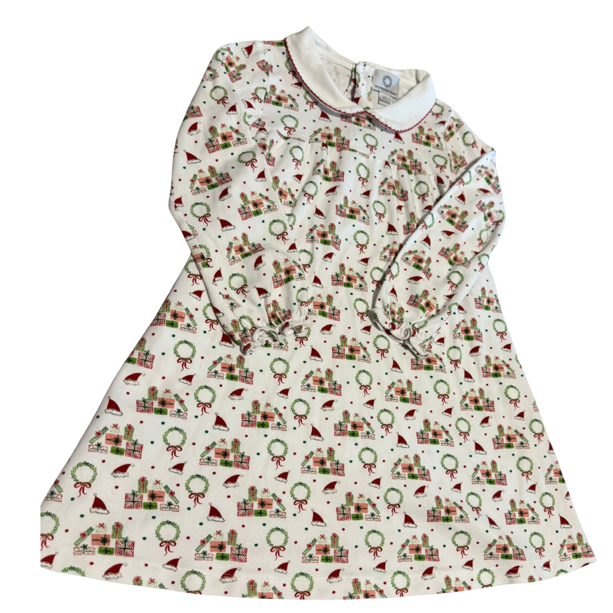 The Proper Peony Christmas Print Dress Size Girls 7Y