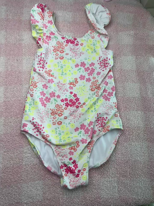 Girls Young Hearts Swim Size 6x